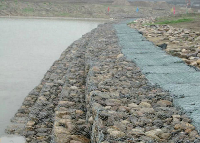 Slope Revetment Structure Retaining Wall Cages Gabion Wire