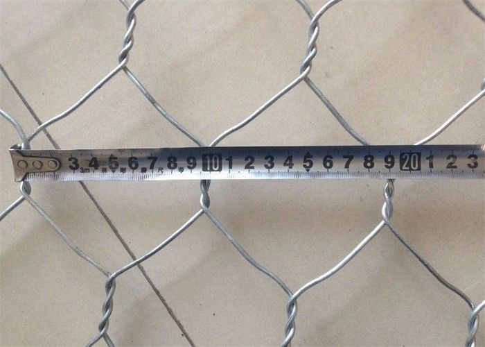 6 M X 2 MX 0.3 M Size Gabion Reno Mattress Heavily Galvanized / PVC Coated