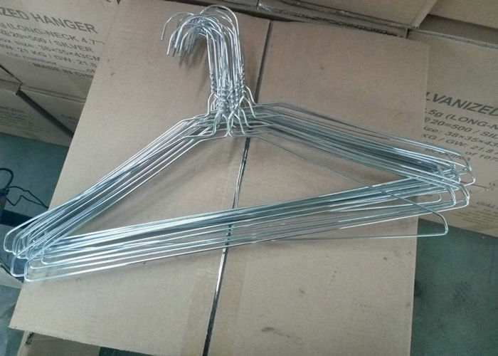 Iron Wire Material Powder Coating Hangers With 1.8mm 2.3mm Thickness