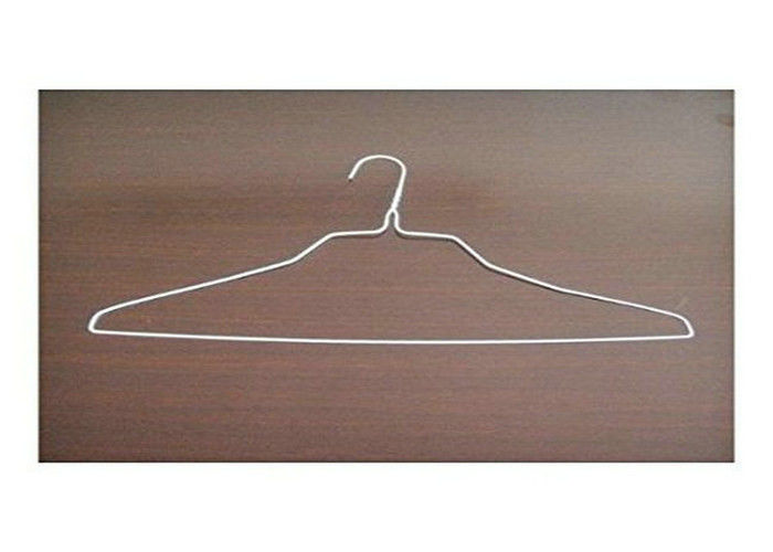 Professional Powder Coated Wire Clothes Hangers White And Blue Colors
