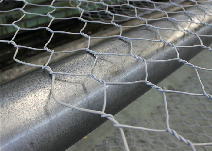 Galvanized Metal Wire Mesh Gabion Box / Gabion Retaining Wall ISO9001