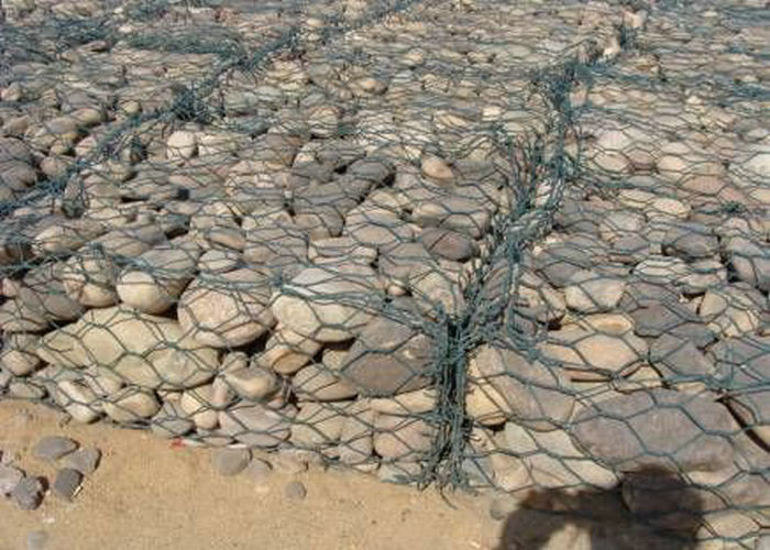 Green Colors Gabion Reno Mattress Hexagonal Gabion Box 3 5mm