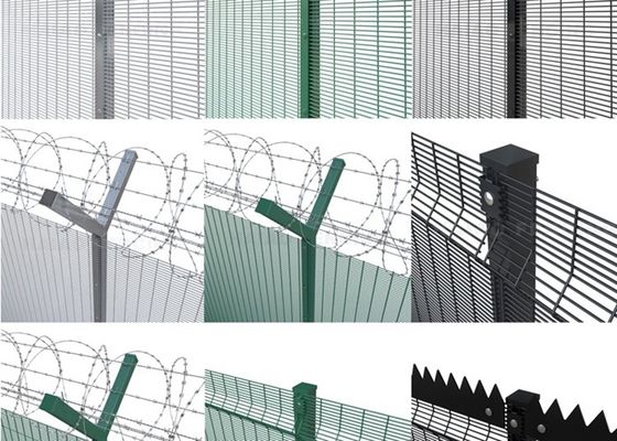 Airport 358 Security Fence Mesh 2000-6000mm Hot Dipped Galvanized