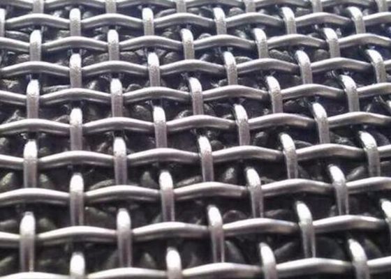 4x4 Square Woven Stainless Steel Crimped Wire Mesh For Filters 30degrees