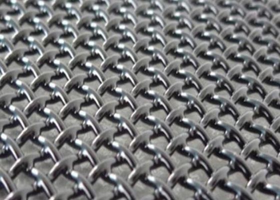 13mm Polishing Perforated Lock Crimp Wire Mesh SS316L Material