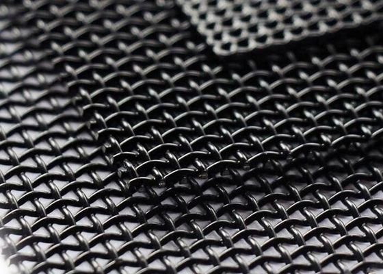 Hard Black 4X4 304 Stainless Steel Diamond Wire Mesh 1-400mesh