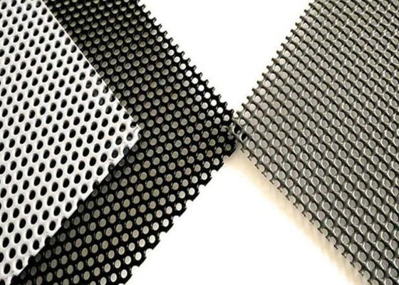 Marine Grade 316 Stainless Steel Bug Screen , Perforated 6x6 Welded Wire Mesh