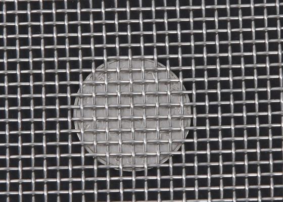 25mm AISI 304 Stainless Steel Mesh Screen Crimped Galvanized