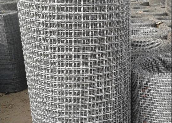 Crimped 400 Micron Stainless Steel Mesh Panels , Welded Powder Coated Wire Mesh