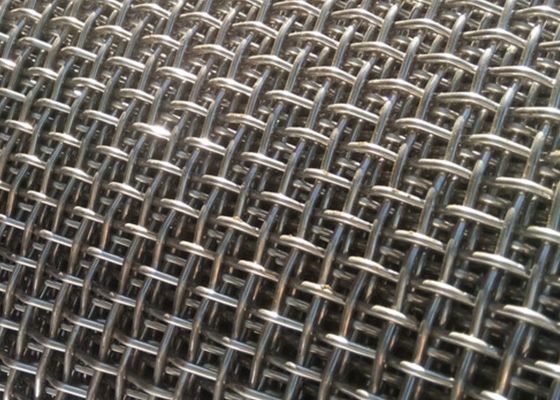 Vibrating 316l Crimped Wire Mesh 200 Micron Square Screen