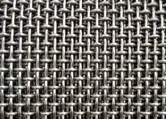 Hdg Ss316l 50 Micron Stainless Steel Crimped Wire Mesh Round Hole
