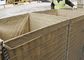 Hot Galvanized Wire Hesco Barriers , 3-5mm Gabion Fence Bunnings