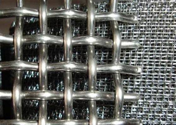 Vibrating 304 Gi Crimped Wire Mesh 200 Micron Square Woven