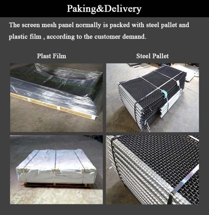 Ss316l 60 Micron Double Crimped Wire Mesh 0.8mm Architectural Screen 3