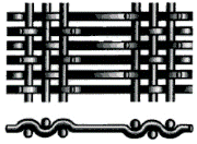 Anti Corrosion 304L Stainless Steel Crimped Wire Mesh 100 Micron 12.7mm Hole Heavy Duty 3