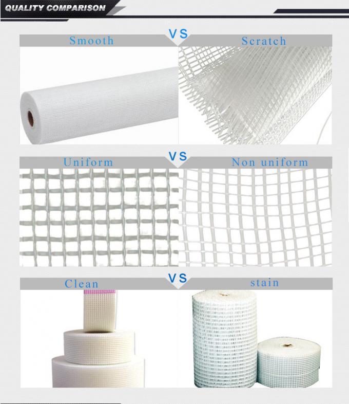 High Temperature Fiberglass Mesh 10x10 Mesh 80g/m2 Twill Woven 3